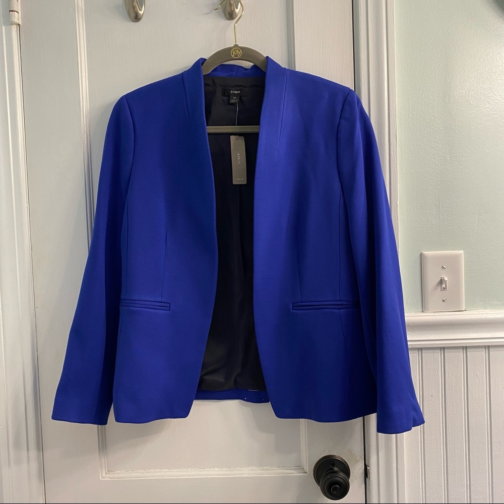 J. Crew Going-Out Blazer • Bright Indigo • Size 10